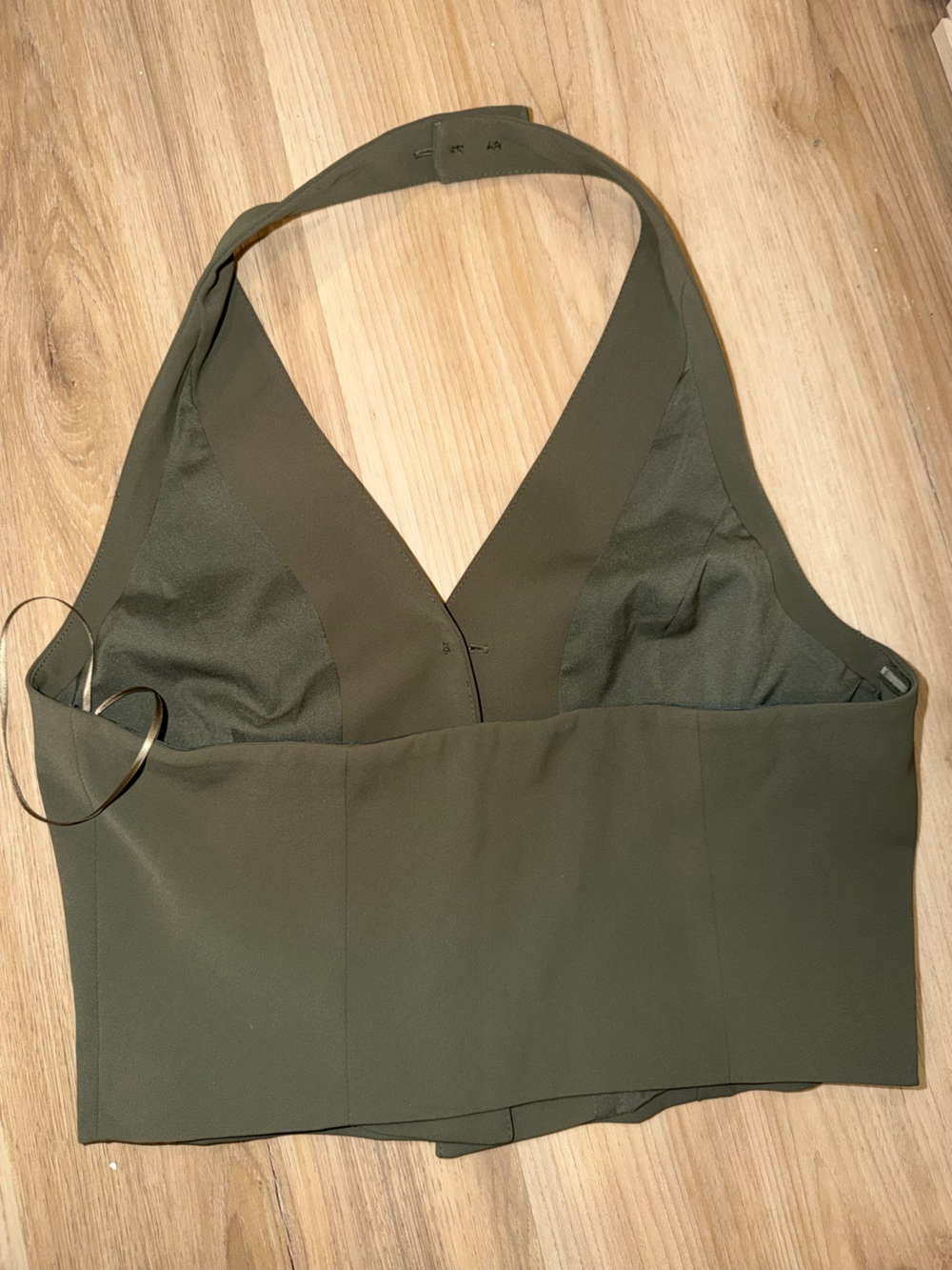 Open Edit Halter Button Top - Picture 4 of 4